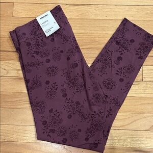 Sonoma Plum Floral Print Leggings
